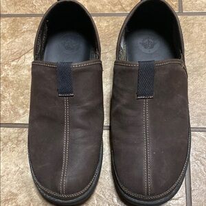 Men's Brown Slip-On Size 9M Shoes Casual Fall Office